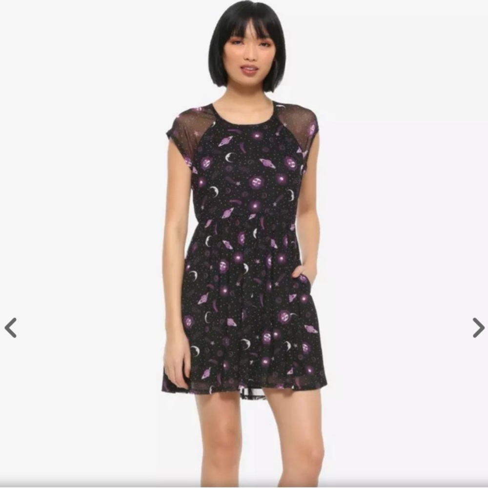 Celestial Mesh Layered Dress SZ SM